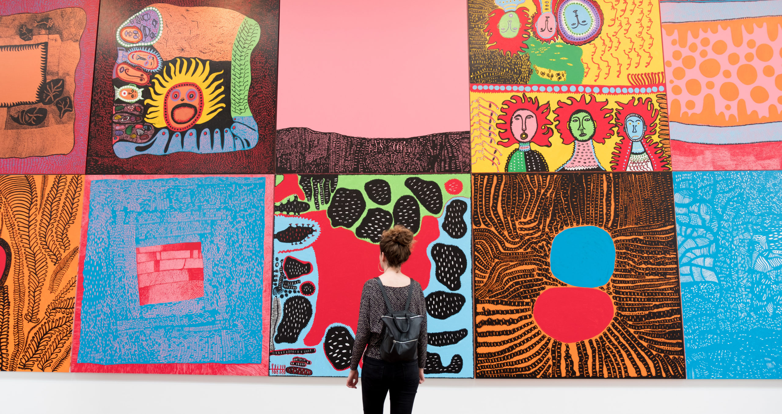 Yayoi Kusama's paintings